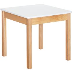 Children's table Mealux KD-F951 White Wood