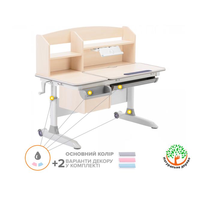 Дитячий стіл ErgoKids Romana Multicolor Wood Фото 4