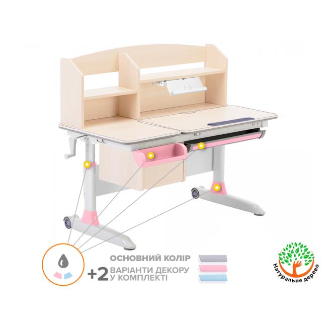 Дитячий стіл ErgoKids Romana Multicolor Wood Фото 2