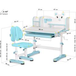 Комплект Mealux BD-29 Panda XL Blue