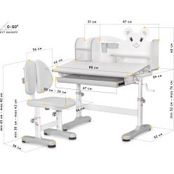 Комплект Mealux BD-29 Panda XL Grey