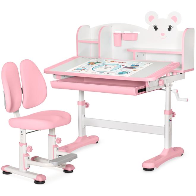 Комплект Mealux BD-29 Panda XL Pink Фото 1