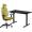 Комплект Mealux PowerDesk Lite Black + Leo Air Plus Green Фото 3