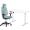 Комплект Mealux PowerDesk Lite White + Leo Air Plus Grey Blue Фото 3