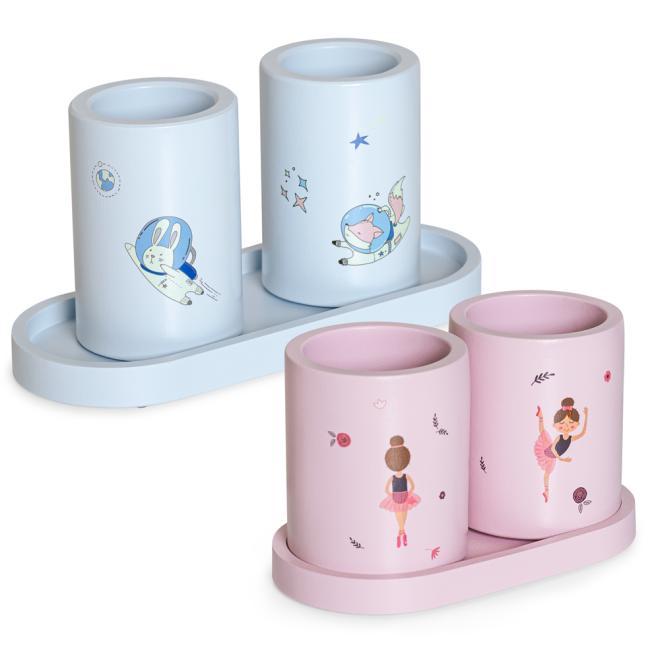 Комплект стаканів-органайзерів Cute Ballerina Pink Set-B-01 Фото 2