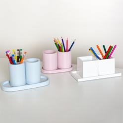 Комплект стаканів-органайзерів Cute Blue Set-A-02