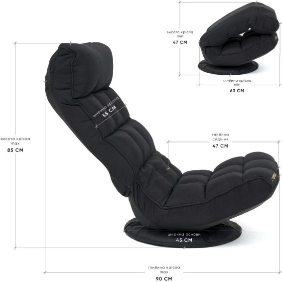 Cyberlux Flex Fabric Black-size