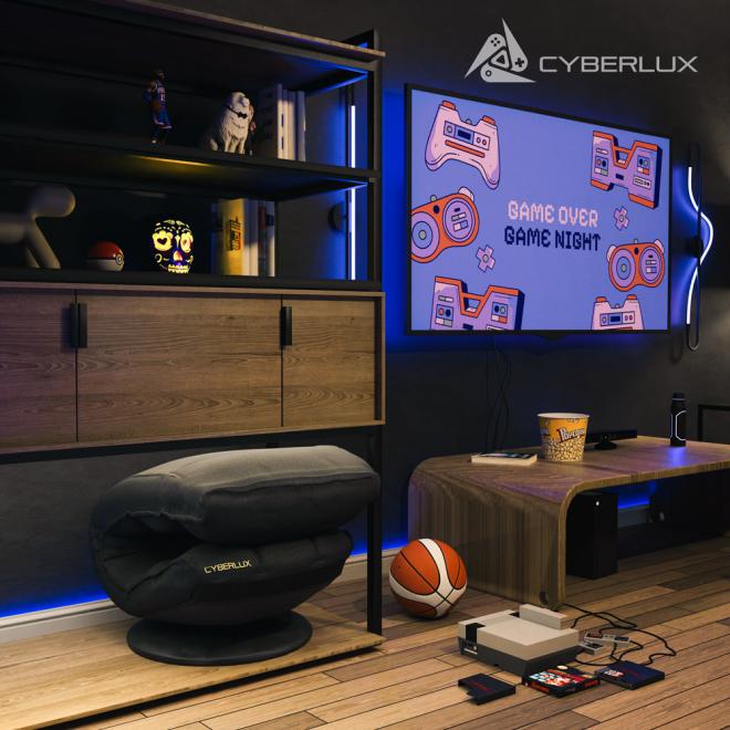 Крісло Cyberlux Flex Fabric Black Фото 12