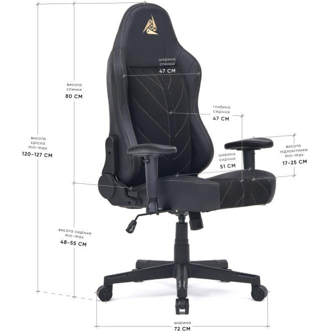 Кресло Cyberlux Helios Black Фото 13
