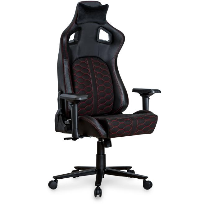 Крісло Cyberlux Hermes Black Red Фото 1