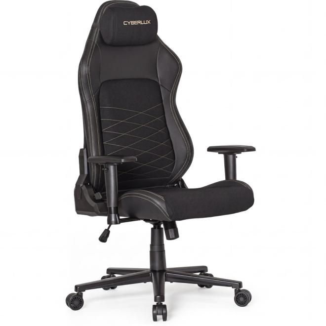 Крісло Cyberlux Spartan Black Фото 1