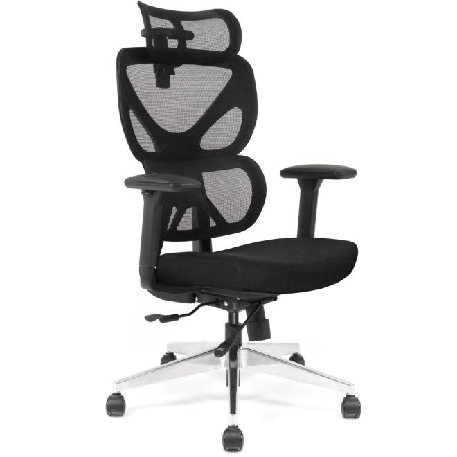 Крісло Mealux D1 Air Fabric Black Фото 1