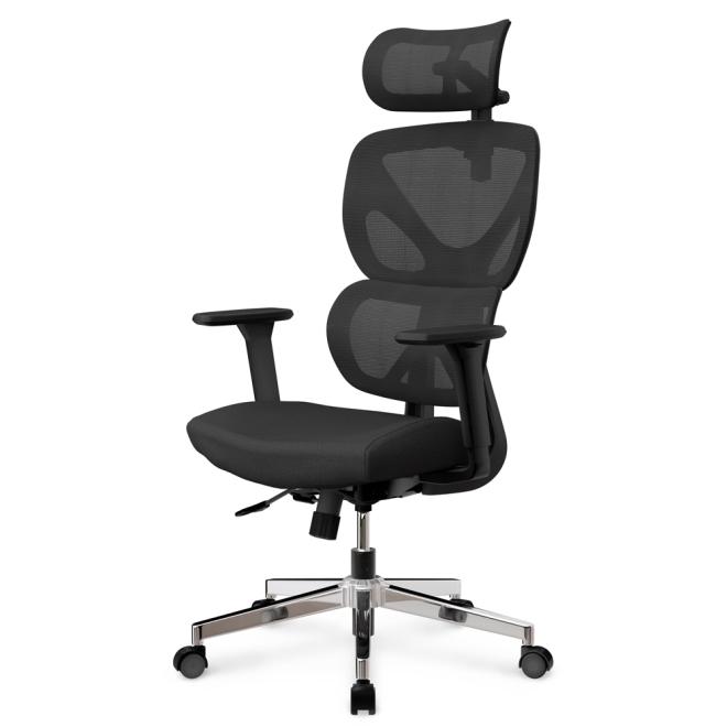 Крісло Mealux D1 Air Fabric Black Фото 4