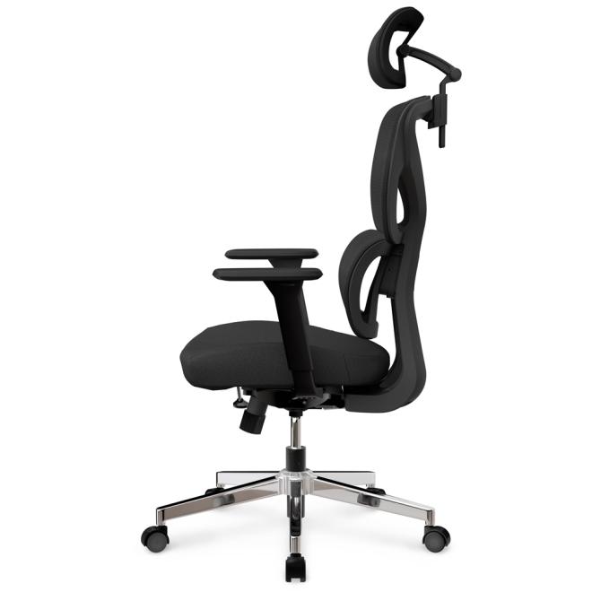 Крісло Mealux D1 Air Fabric Black Фото 2