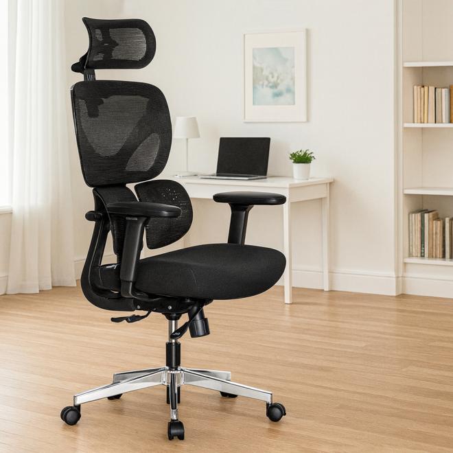 Armchair Mealux D1 Duo Air Fabric Black Photo 2