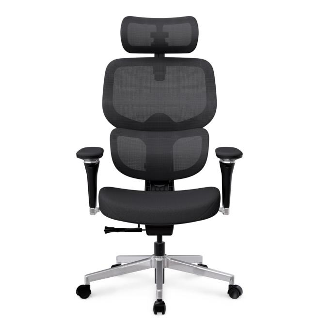 Ергономічне крісло Mealux D2 Air Fabric Black Фото 3