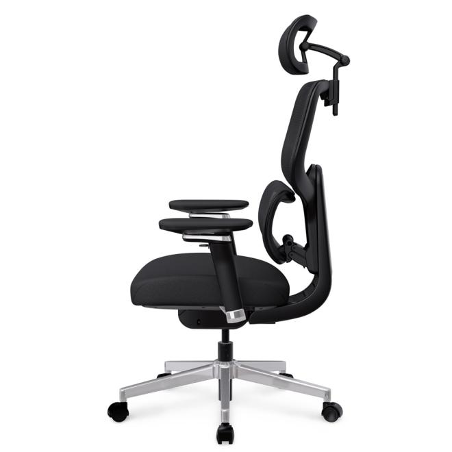 Ергономічне крісло Mealux D2 Air Fabric Black Фото 5