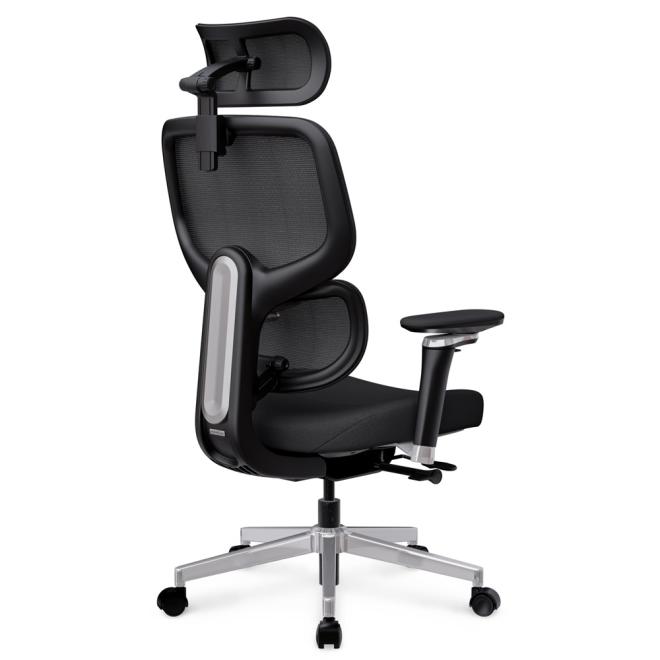 Ергономічне крісло Mealux D2 Air Fabric Black Фото 7