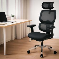 Крісло Mealux D2 Air Fabric Black