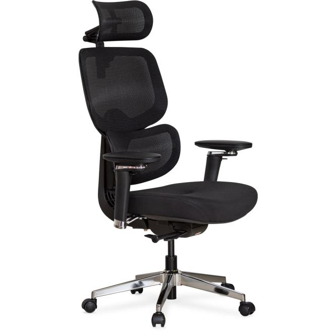 Кресло Mealux D2 Air Fabric Black Фото 1