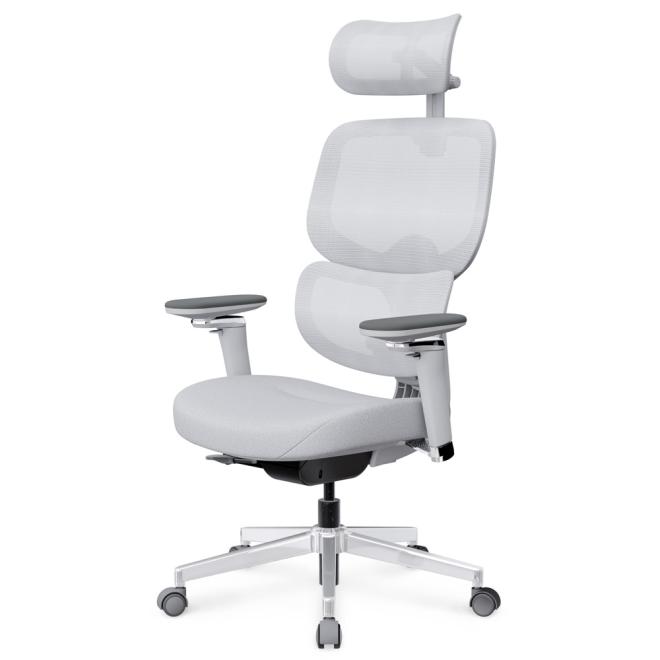 Эргономичное кресло Mealux D2 Air Fabric Grey Фото 9