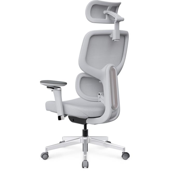 Эргономичное кресло Mealux D2 Air Fabric Grey Фото 6