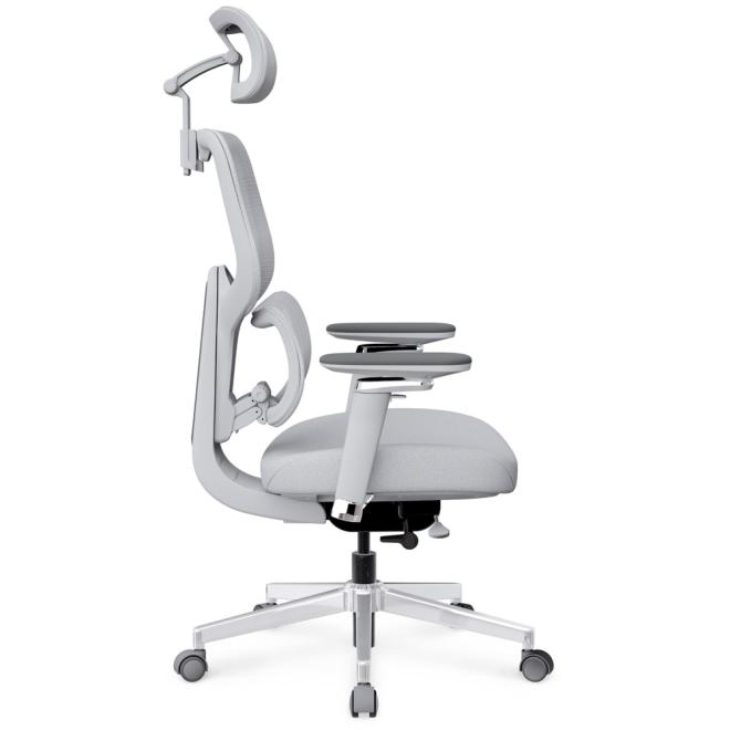 Эргономичное кресло Mealux D2 Air Fabric Grey Фото 2