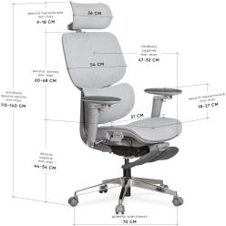 Крісло Mealux D2 Air Plus Grey