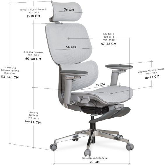 Mealux D2 Air Plus Grey-size