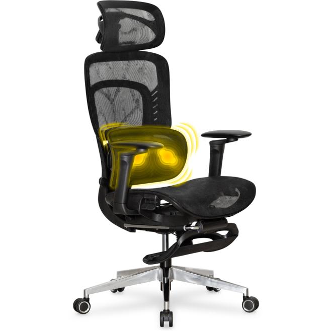 Крісло з масажем Mealux M10 Massage Black Фото 1