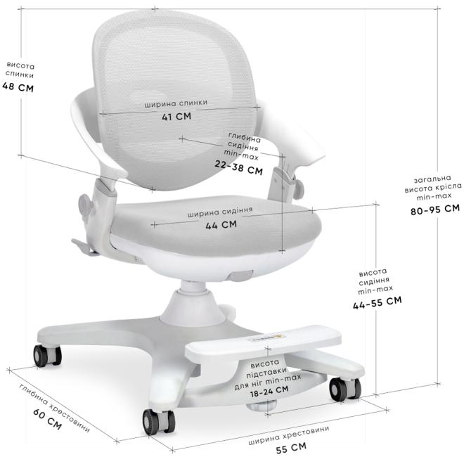 Mealux Niro Grey-size
