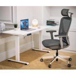 Armchair Mealux Q1 Air Fabric Grey