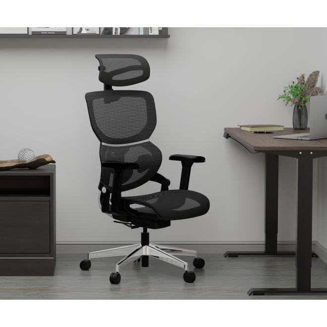 Крісло Mealux Q3 Air Black Фото 13