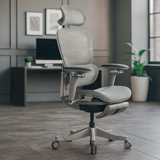 Крісло Mealux Q5 Air Grey Фото 4