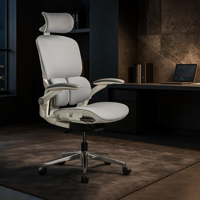 Крісло Mealux S202 Air Grey Фото 2