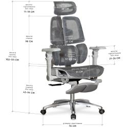 Крісло Mealux S3 Plus Grey