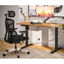 Armchair Mealux S4 Air Fabric Black