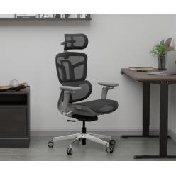 Ергономічне крісло Mealux S4 Air Grey