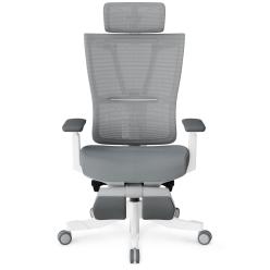 Крісло Mealux S6 Air Fabric Grey / White