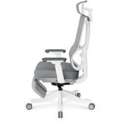 Armchair Mealux S6 Air Fabric Grey / White