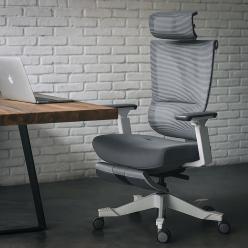 Комп'ютерне крісло Mealux S6 Air Fabric Grey