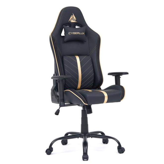 Кресло Уцінка- Cyberlux GM-6322 Fabric Black Фото 1