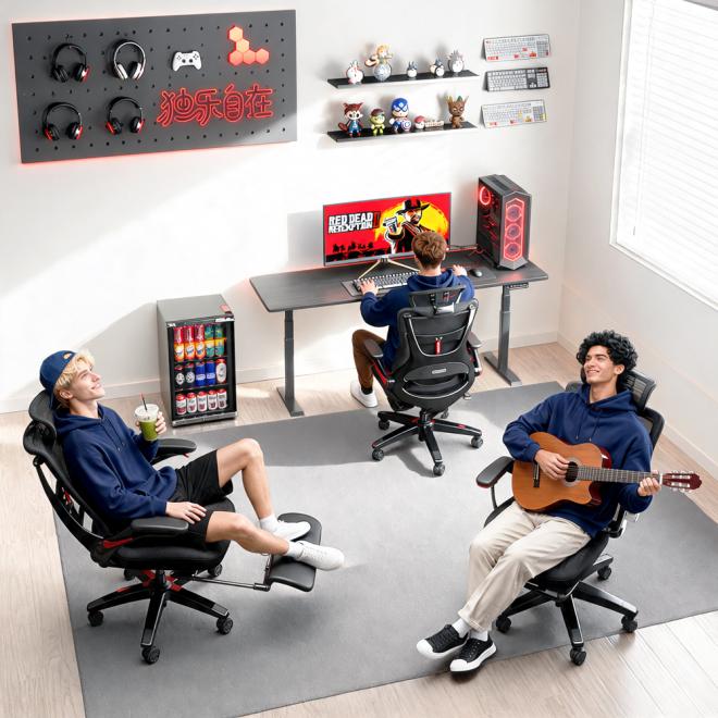 Кресло Mealux G30 Black / Red Фото 4