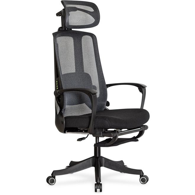 Крісло з масажем Mealux M4 Air Massage Black Photo 1