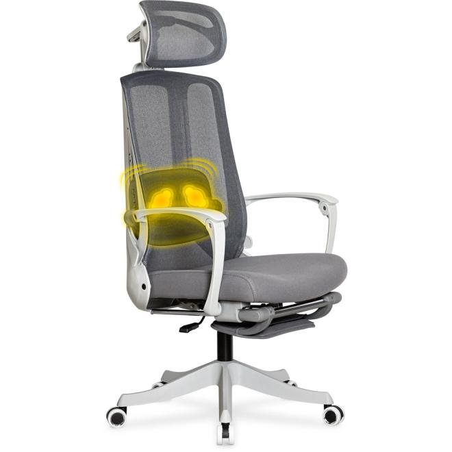 Крісло з масажем Mealux M4 Massage Grey Фото 1