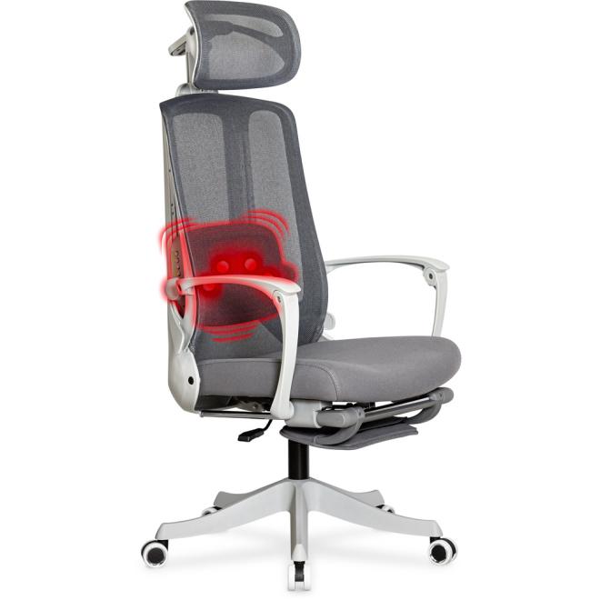 Крісло з масажем Mealux M4 Massage Grey Фото 1