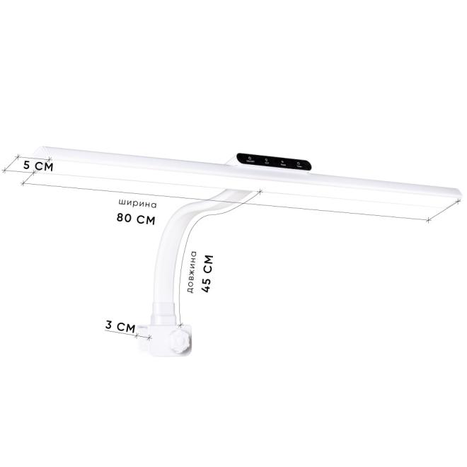 Лампа світлодіодна Mealux DL-950 White Фото 3