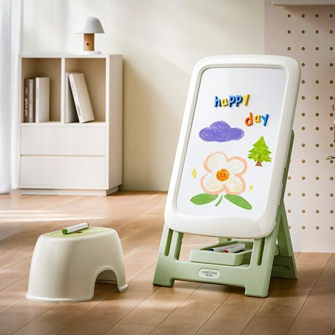 Мольберт зі стільцем Mealux Flint White / Green Фото 3