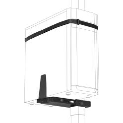System unit holder Mealux PM-02 Black