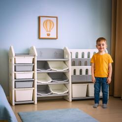 Стеллаж Mealux Line White